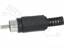 Cinch plug male black